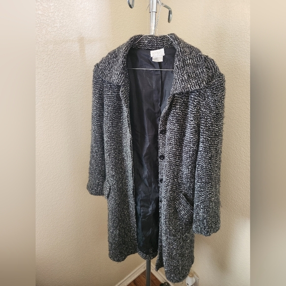 Adore Wool Pocketed Button Up Long Sleeve Coat - Picture 1 of 3